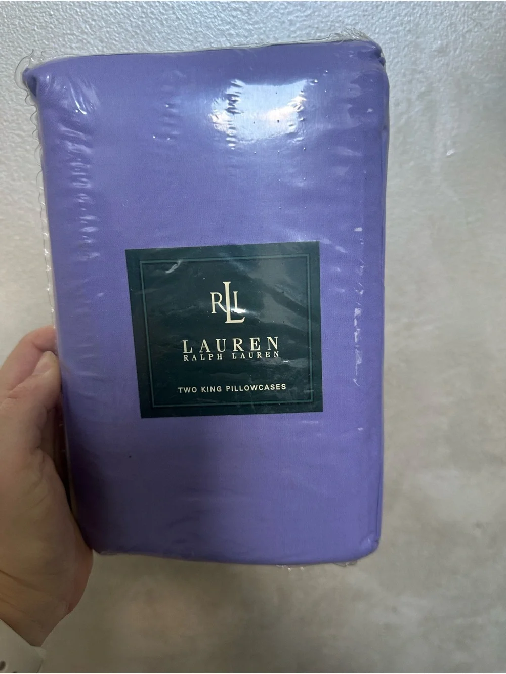Lauren Ralph Lauren Orchid King Pillowcase Set, new in package
